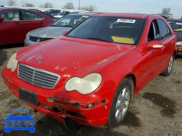 2002 MERCEDES-BENZ C 320 WDBRF64J52F165360 image 1