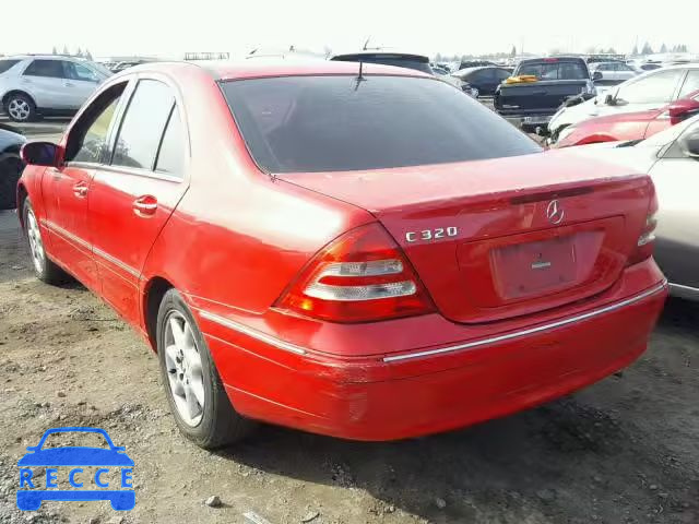 2002 MERCEDES-BENZ C 320 WDBRF64J52F165360 image 2