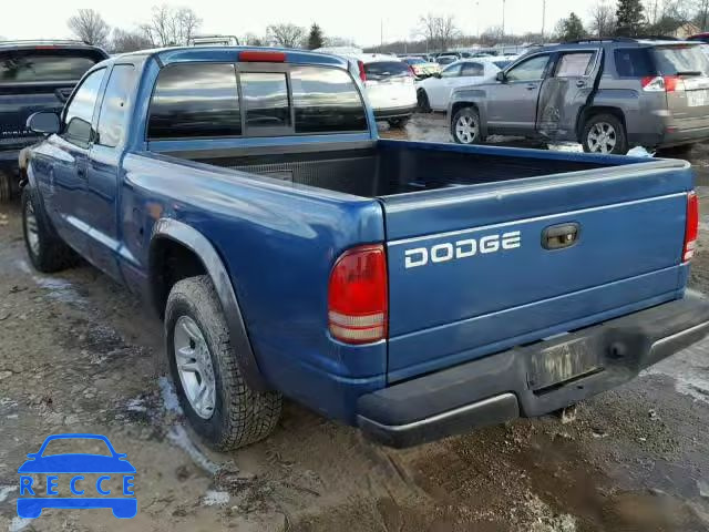 2002 DODGE DAKOTA BAS 1B7GL12X72S589853 image 2