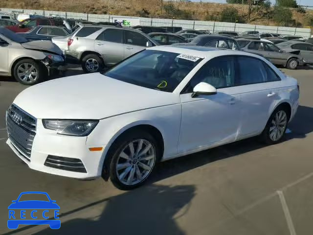 2017 AUDI A4 PREMIUM WAUGNAF44HN022885 зображення 1