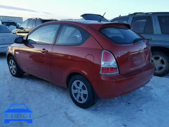 2008 HYUNDAI ACCENT BAS KMHCN35C48U090353 image 2