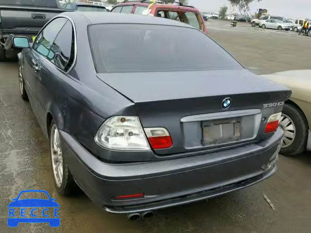 2003 BMW 330 CI WBABN53473PH05184 image 2