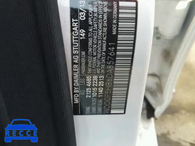 2013 MERCEDES-BENZ C 350 WDDGF5HB6DA857641 image 9