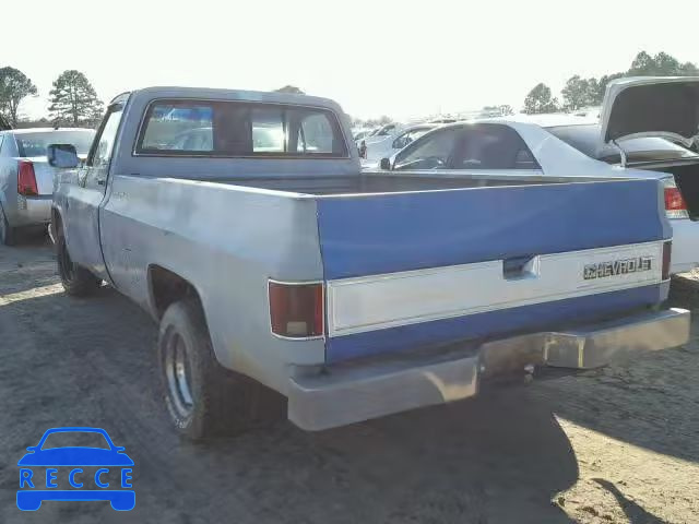 1984 CHEVROLET C10 1GCDC14H7ES170219 зображення 2