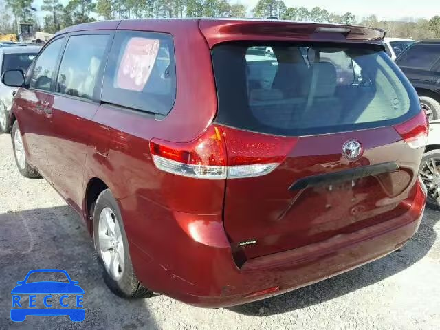 2013 TOYOTA SIENNA BAS 5TDZK3DC9DS386010 image 2