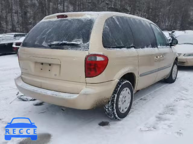 2001 CHRYSLER VOYAGER LX 1C4GJ453X1B140648 image 3