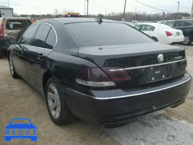 2006 BMW 750 I WBAHL83576DT06255 зображення 2