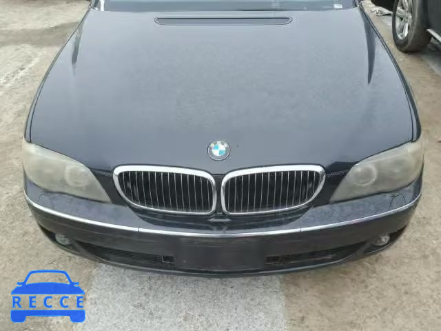 2006 BMW 750 I WBAHL83576DT06255 зображення 6