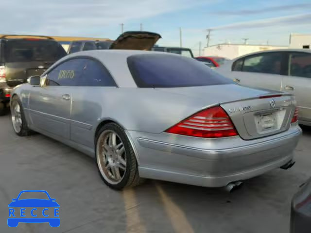 2003 MERCEDES-BENZ CL 600 WDBPJ76J23A032255 зображення 2