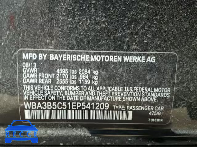 2014 BMW 328 XI SUL WBA3B5C51EP541209 image 9