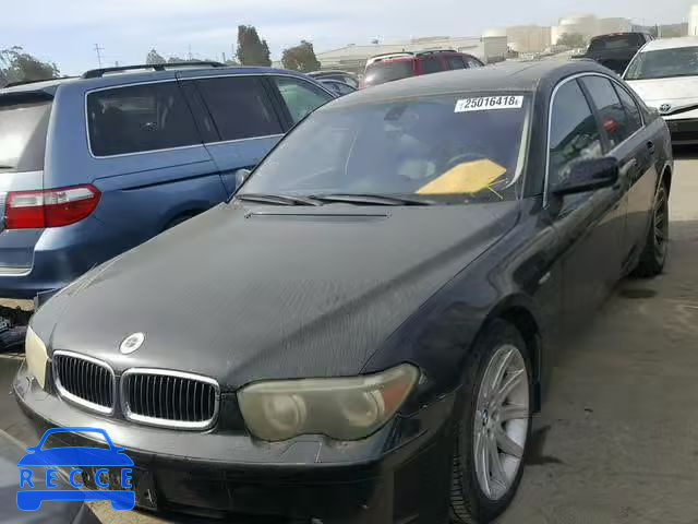 2002 BMW 745 I WBAGL63482DP53209 Bild 1