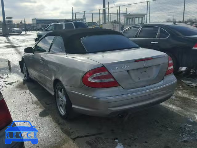 2004 MERCEDES-BENZ CLK 500 WDBTK75G74T019590 image 2