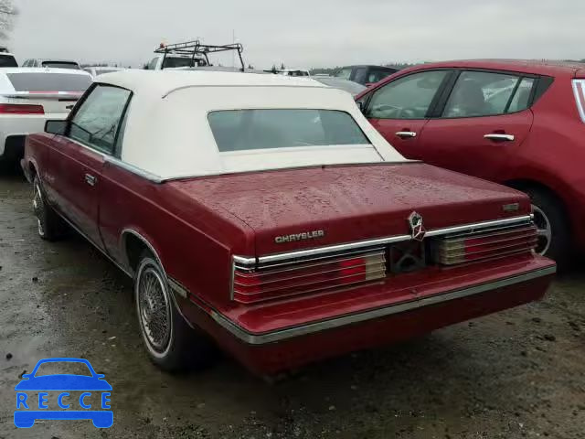 1985 CHRYSLER LEBARON 1C3BC55E8FG234649 зображення 2