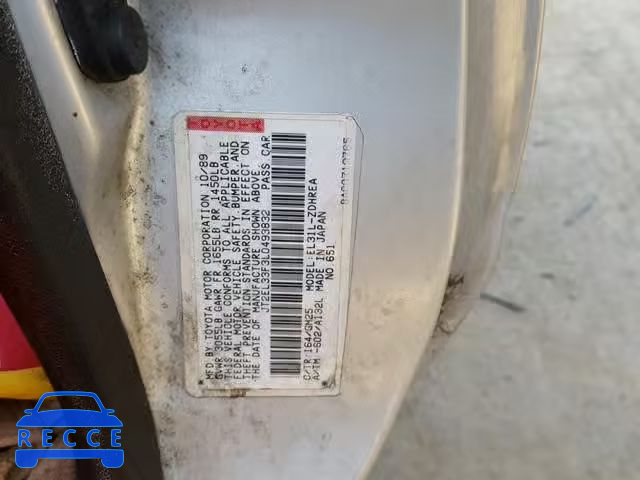 1990 TOYOTA TERCEL JT2EL33F3L0493832 image 9