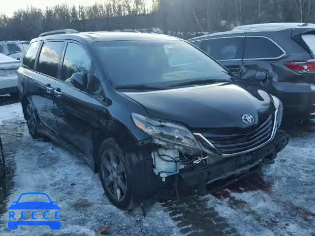 2017 TOYOTA SIENNA SE 5TDXZ3DC3HS839496 зображення 0