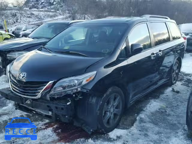 2017 TOYOTA SIENNA SE 5TDXZ3DC3HS839496 зображення 1