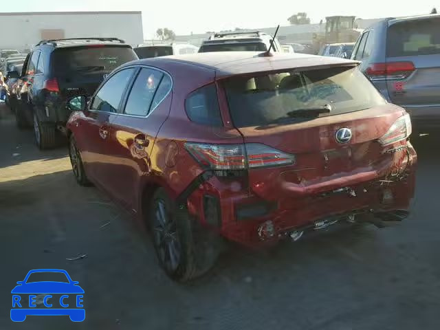 2013 LEXUS CT 200 JTHKD5BH4D2128005 image 2