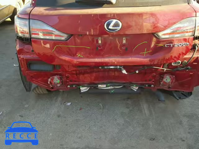 2013 LEXUS CT 200 JTHKD5BH4D2128005 image 8