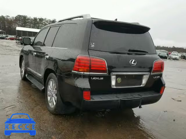 2009 LEXUS LX 570 JTJHY00W594021834 image 2