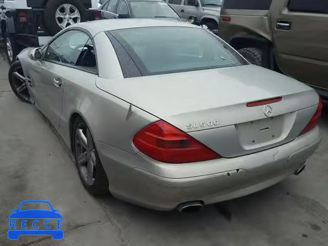 2003 MERCEDES-BENZ SL 500R WDBSK75F93F009837 зображення 2