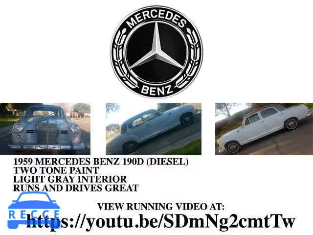 1959 MERCEDES-BENZ 190D 121110109508465 image 9