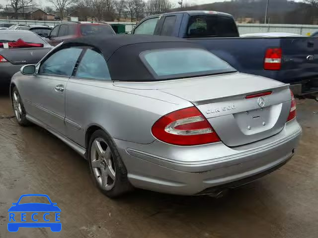 2005 MERCEDES-BENZ CLK 500 WDBTK75J05F141638 image 2