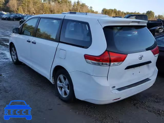 2011 TOYOTA SIENNA BAS 5TDZK3DC6BS012421 image 2