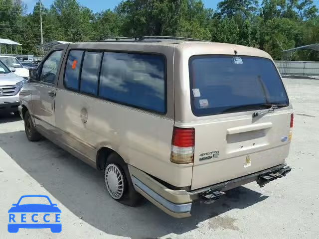 1991 FORD AEROSTAR 1FMDA31U9MZA40222 image 2