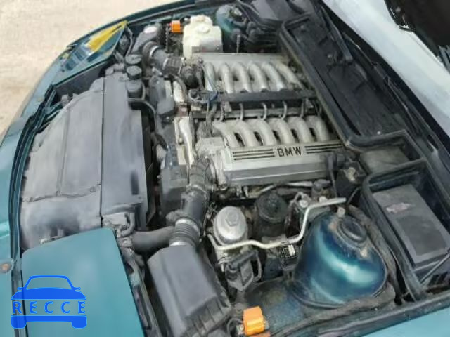 1991 BMW 850I AUTOMATIC WBAEG2312MCB72892 image 5
