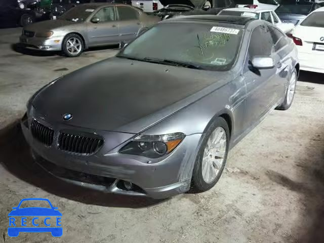 2005 BMW 645 CI AUT WBAEH73465B191258 зображення 1