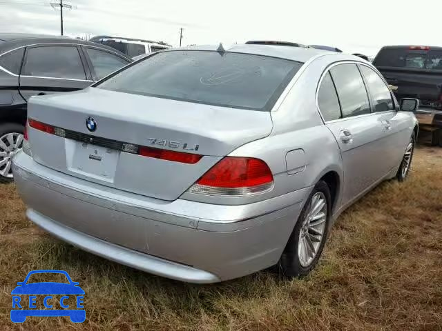 2005 BMW 745 LI WBAGN63515DS59913 зображення 3
