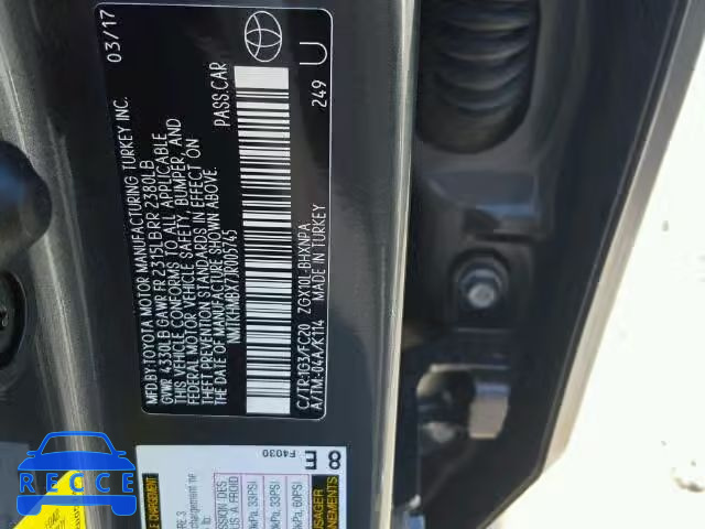 2018 TOYOTA C-HR XLE NMTKHMBX7JR005745 image 9