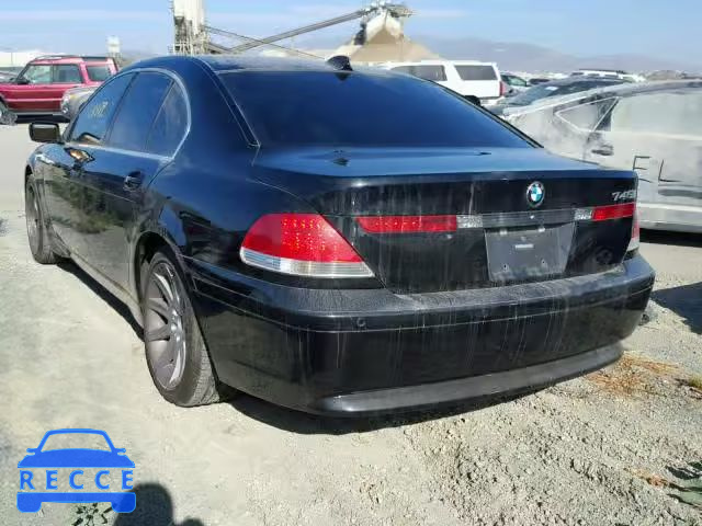 2005 BMW 745 I WBAGL63575DP74338 Bild 2