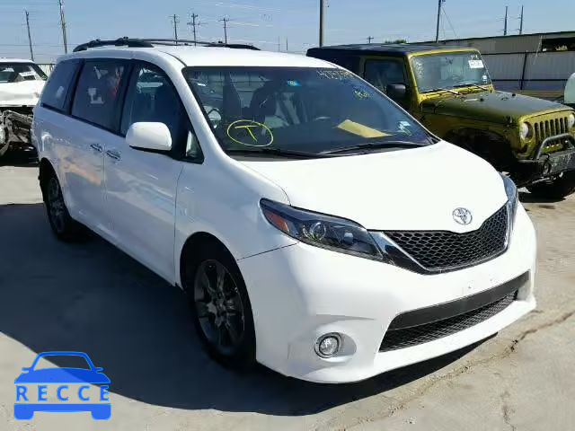 2016 TOYOTA SIENNA SE 5TDXK3DC0GS746745 зображення 0