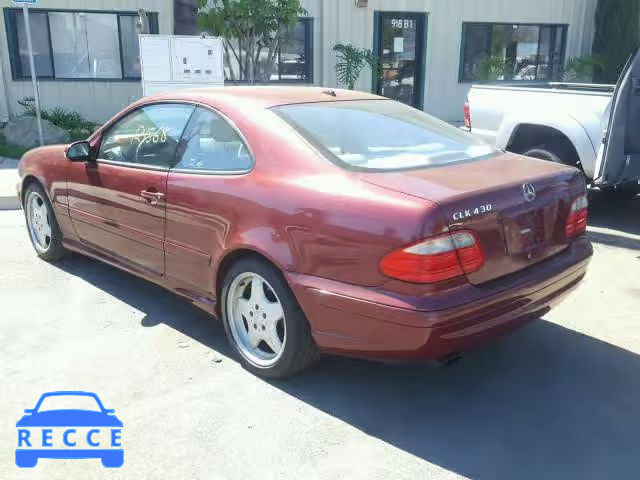 2000 MERCEDES-BENZ CLK 430 WDBLJ70G0YF155963 Bild 2