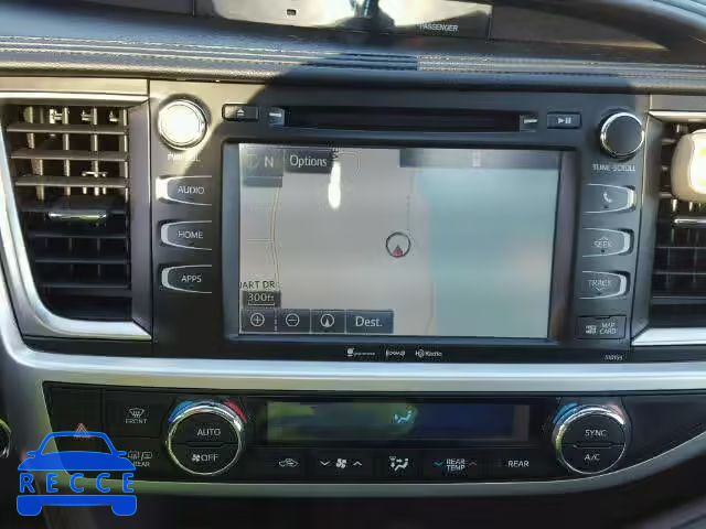 2016 TOYOTA HIGHLANDER 5TDJKRFH8GS276675 image 8