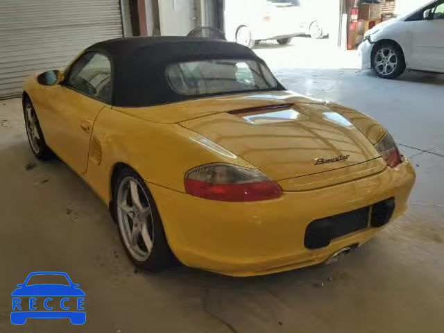 2003 PORSCHE BOXSTER WP0CA29863U622887 зображення 2