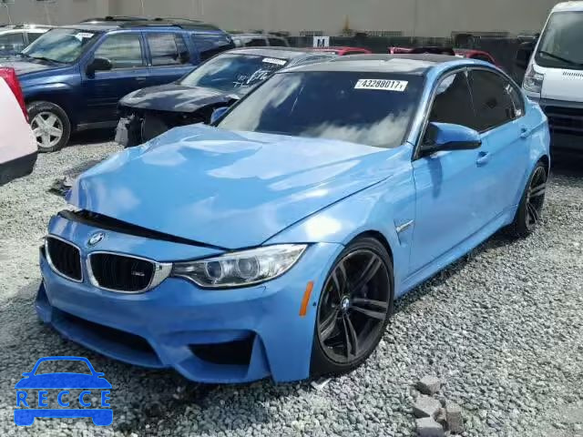 2017 BMW M3 WBS8M9C58H5G84342 зображення 1