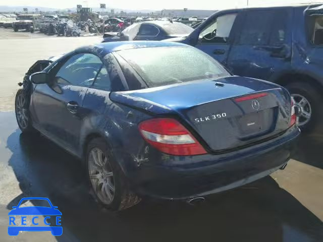 2006 MERCEDES-BENZ SLK 350 WDBWK56F06F109902 зображення 2