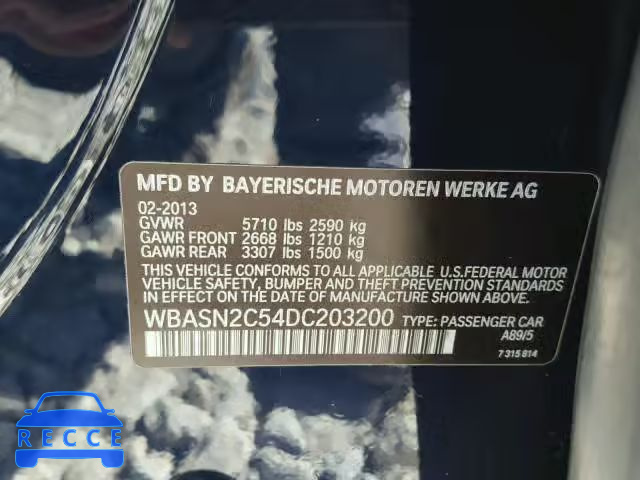 2013 BMW 535 IGT WBASN2C54DC203200 image 9