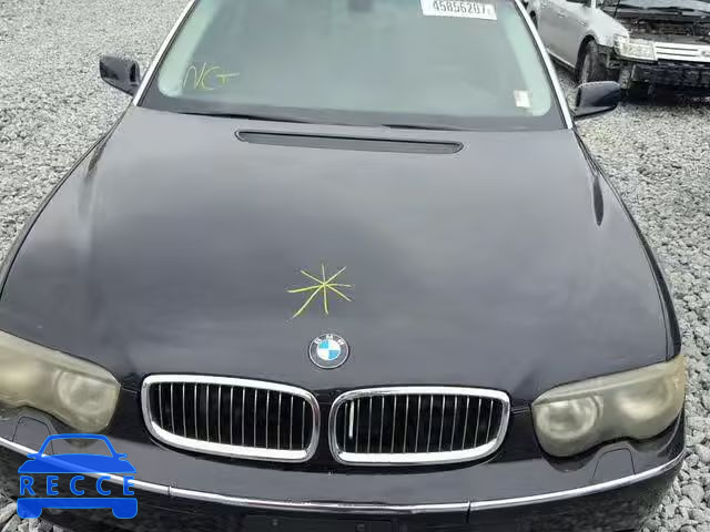 2002 BMW 745 LI WBAGN63402DR01301 зображення 6