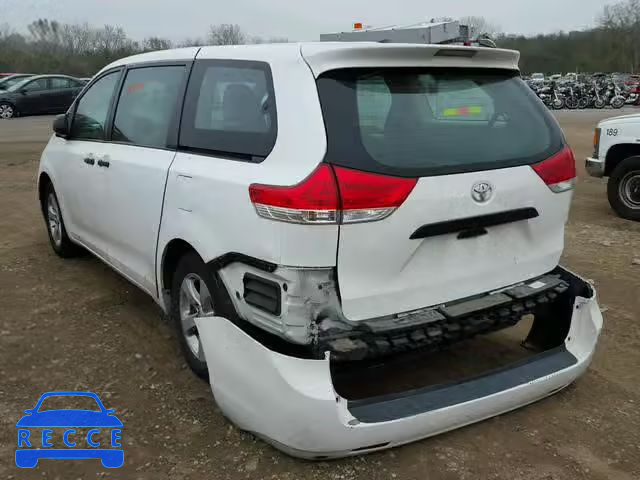 2013 TOYOTA SIENNA BAS 5TDZK3DC1DS343653 image 2