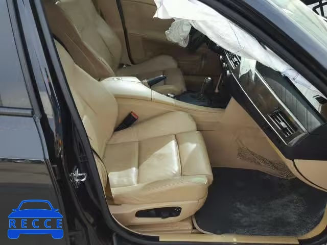 2005 BMW 545 I WBANB33535B115080 image 4