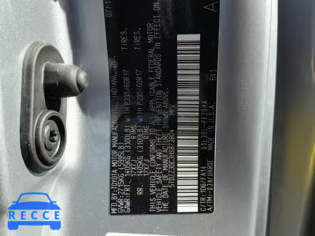 2017 TOYOTA SIENNA BAS 5TDZZ3DC3HS873804 image 9