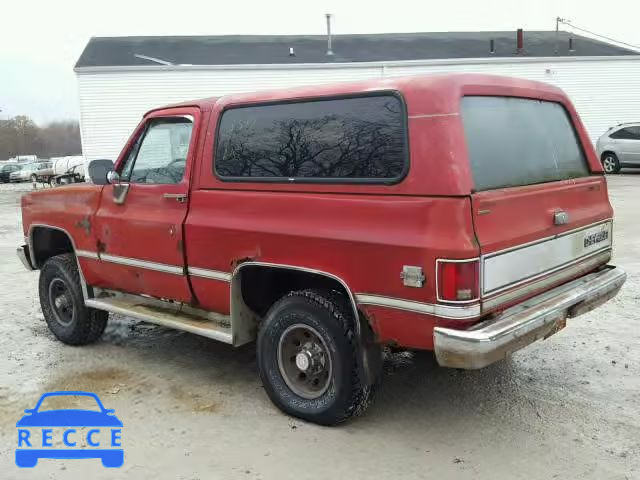 1987 CHEVROLET BLAZER V10 1GNEV18K6HF116421 image 2