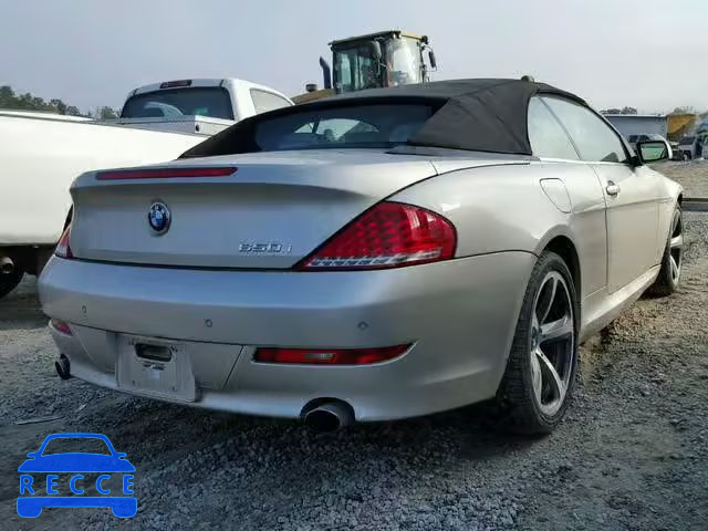 2008 BMW 650 I WBAEB53528CX60782 image 3