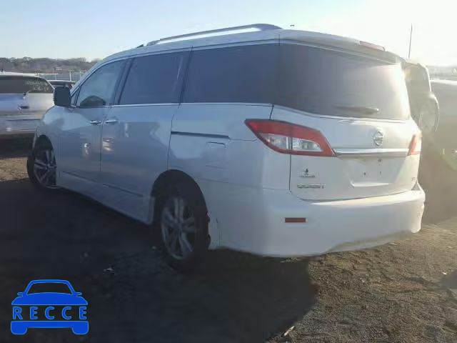 2012 NISSAN QUEST S JN8AE2KP9C9047902 зображення 2