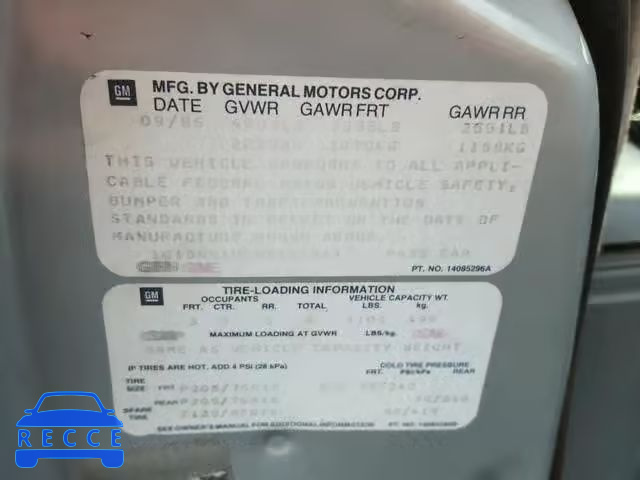 1987 CHEVROLET CAPRICE CL 1G1BN51H5H9110943 image 9