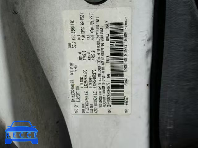 2005 DODGE RAM 3500 S 3D7MR48C55G826073 image 9