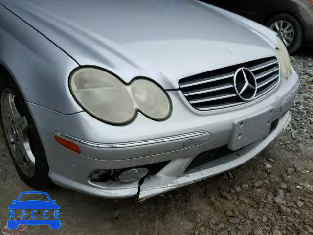 2004 MERCEDES-BENZ CLK 500 WDBTJ75J64F099560 зображення 8